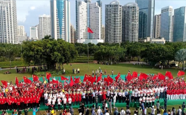 深情告白祖國！海南全省各界合唱系列經(jīng)典歌曲 慶祝新中國成立70周年